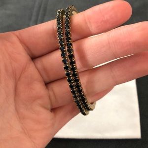 JCrew Dark Blue and gold  Bangles